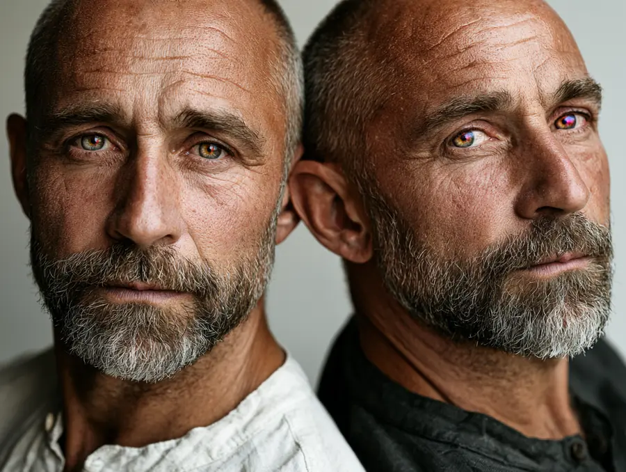 Synthetic human portrait